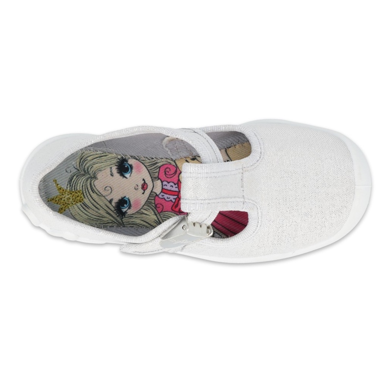 Befado Kinderschuhe silber blank 115X001 grau 3