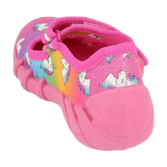 Befado Kinderschuhe Speedy 109P232 lila blau rosa gelb 2