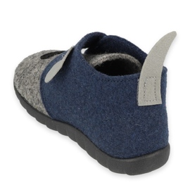 Befado Kinderschuhe 526P080 navy blau grau 1