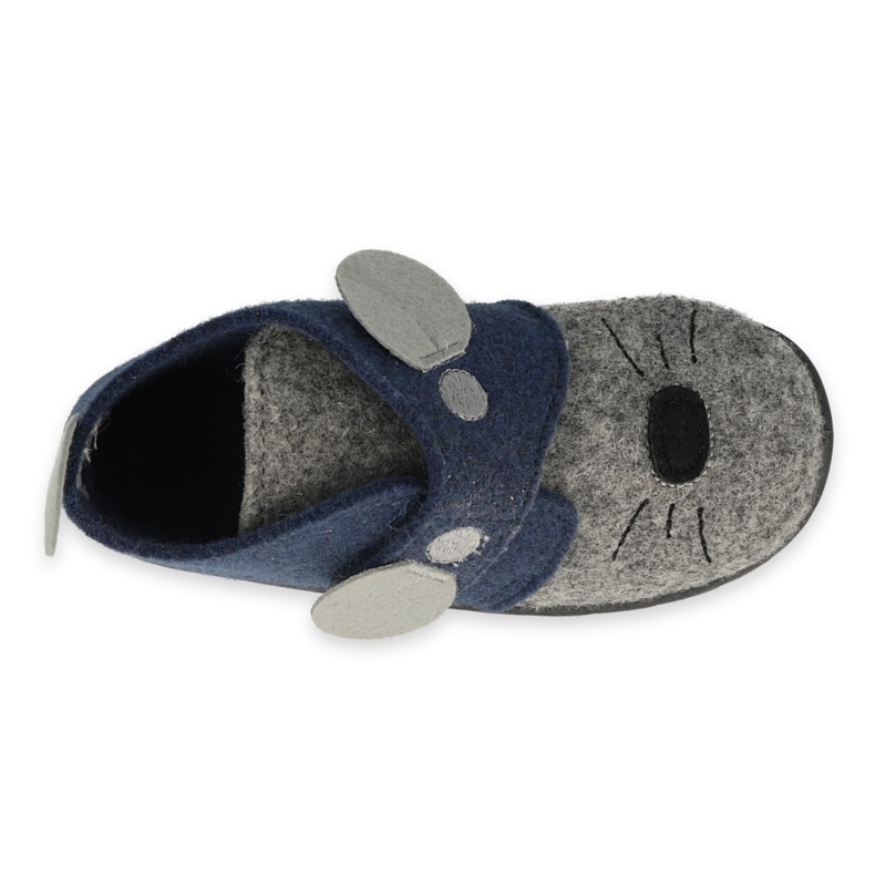 Befado Kinderschuhe 526P080 marineblau grau 3
