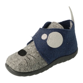 Befado Kinderschuhe 526P080 marineblau grau 4