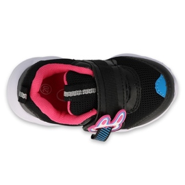 Befado Kinderschuhe 516P092 schwarz rosa 3
