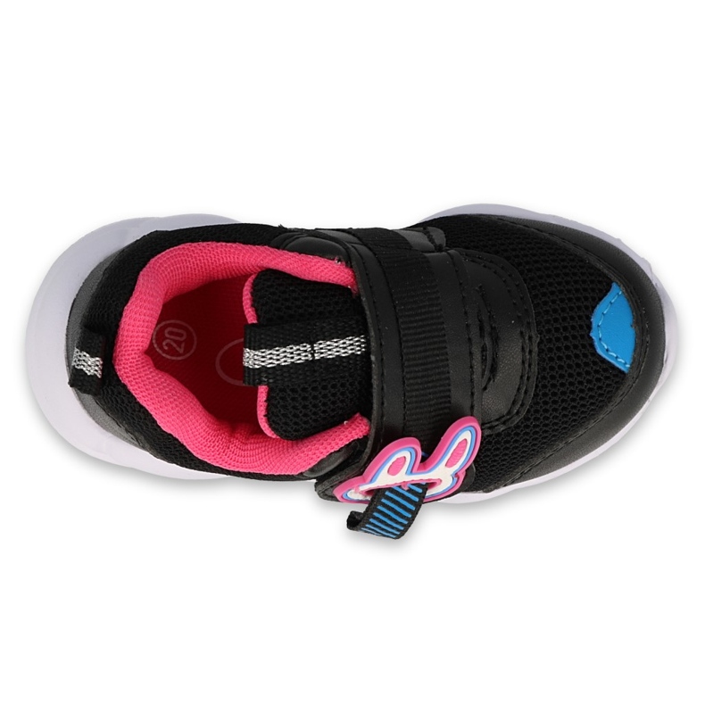 Befado Kinderschuhe 516P092 schwarz rosa 3