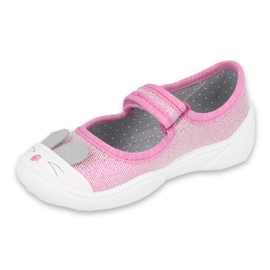 Befado Kinderschuhe 209P034 rosa silber- 1