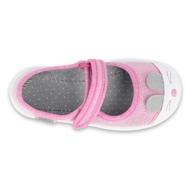 Befado Kinderschuhe 209P034 rosa silber- 3