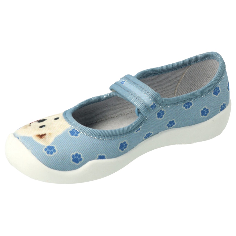 Befado Kinderschuhe 114Y460 beige blau 3