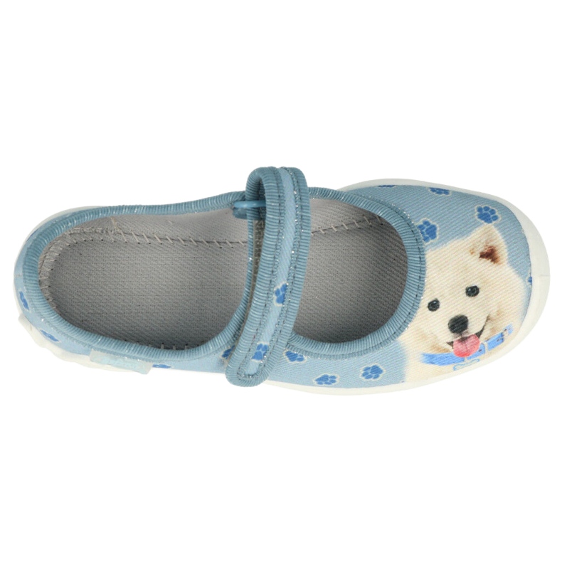 Befado Kinderschuhe 114Y460 beige blau 5