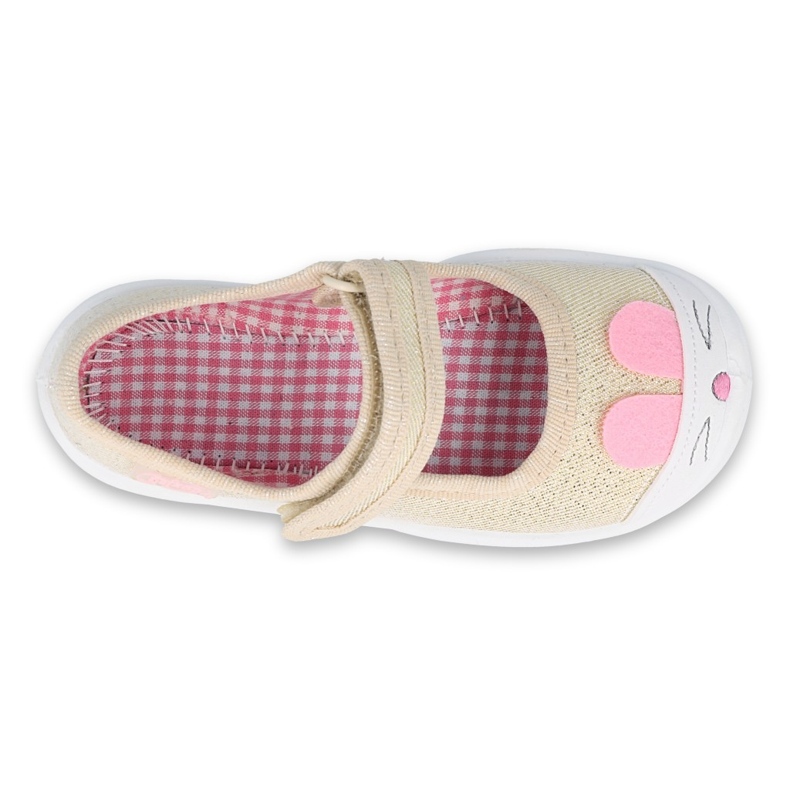 Befado Kinderschuhe 209P035 rosa golden 3