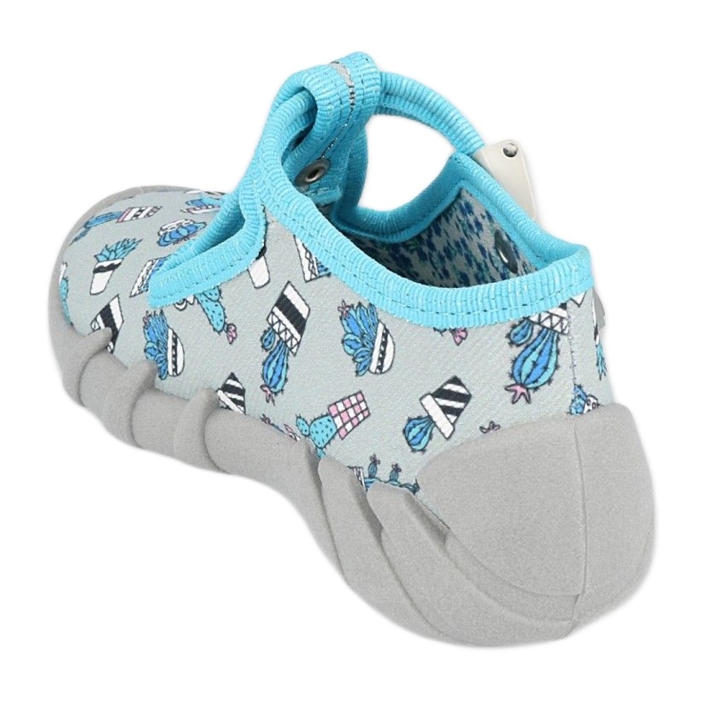 Befado Kinderschuhe 110P414 blau grau 2