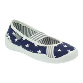 Befado Kinderschuhe 193Y065 weiß marineblau grau 2