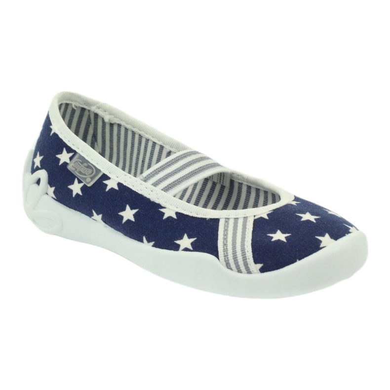 Befado Kinderschuhe 193Y065 weiß marineblau grau 2