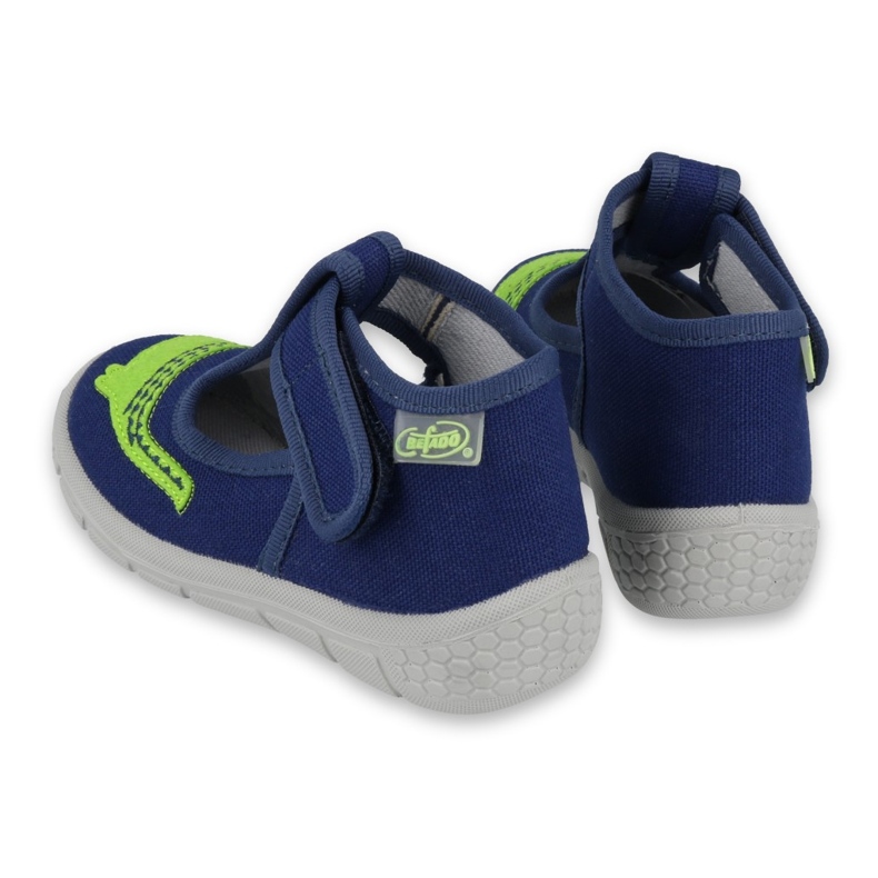 Befado Kinderschuhe 531P083 navy blau grün 2