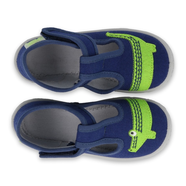 Befado Kinderschuhe 531P083 navy blau grün 3