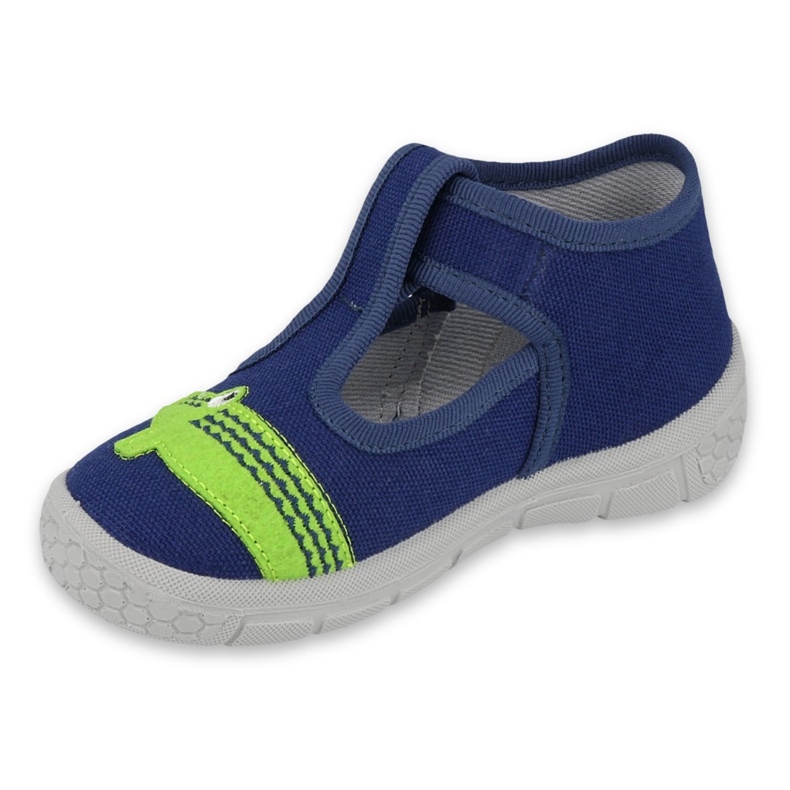 Befado Kinderschuhe 531P083 marineblau grün 4