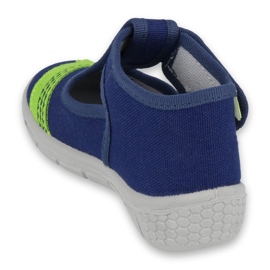 Befado Kinderschuhe 531P083 navy blau grün 5