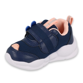 Befado Kinderschuhe 516P090 marineblau rosa 1