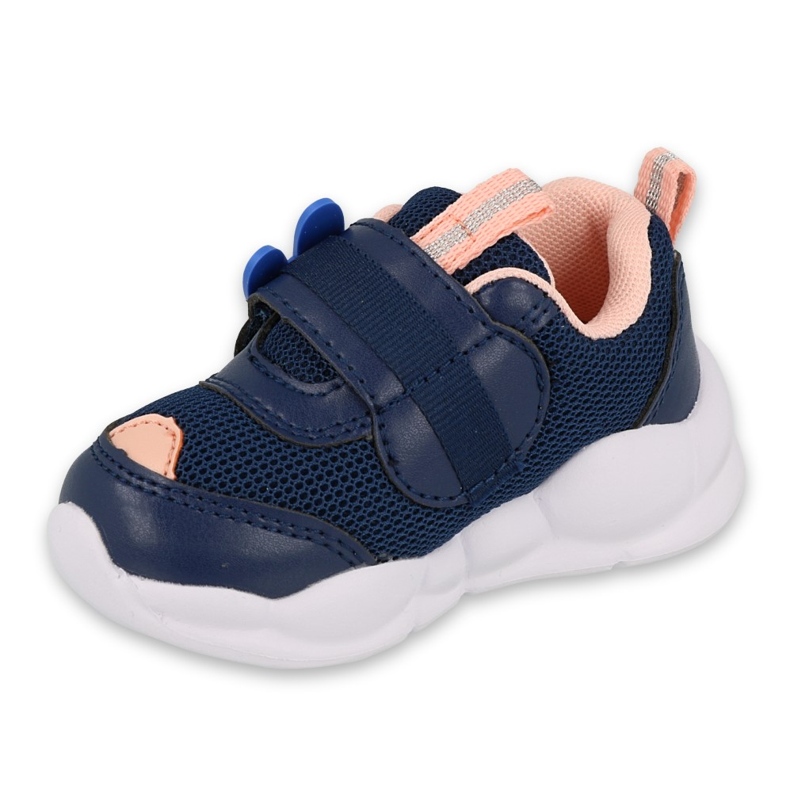 Befado Kinderschuhe 516P090 navy blau rosa 1