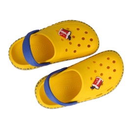 Befado sonstige Kinderschuhe - gelb 159Y100 blau golden 1