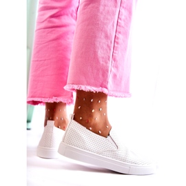 FK2 Weiße Viviana Damenschuhe zum Hineinschlüpfen 4