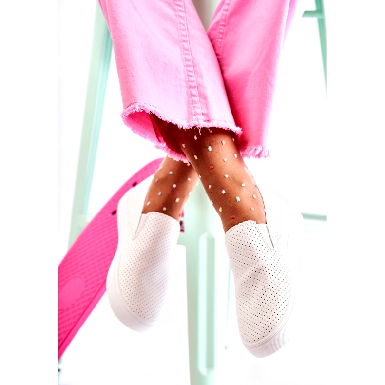 FK2 Weiße Viviana Damenschuhe zum Hineinschlüpfen 2