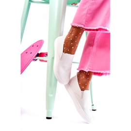 FK2 Weiße Viviana Damenschuhe zum Hineinschlüpfen 3