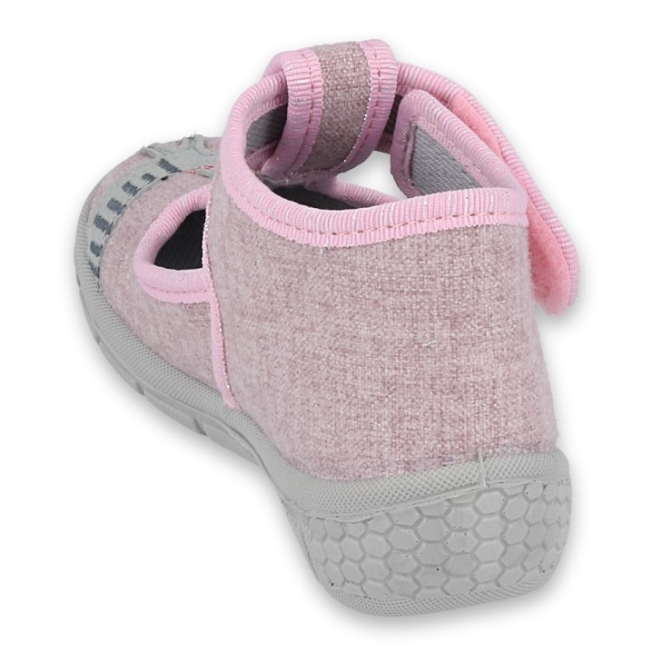 Befado Kinderschuhe 531P084 rosa grau 3