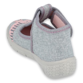 Befado Kinderschuhe 531P072 rosa grau 4