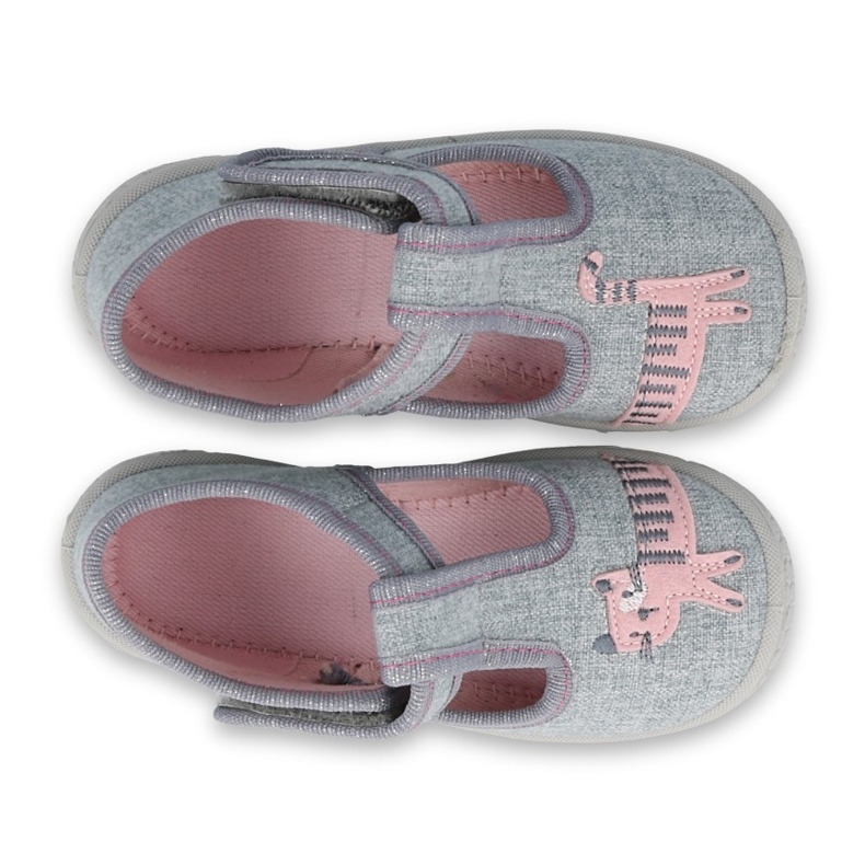 Befado Kinderschuhe 531P072 rosa grau 6