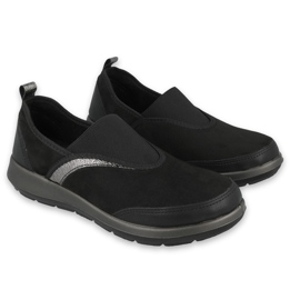 Befado Damenschuhe 156D006 schwarz silber- 5