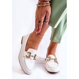 WS1 Weiße Coriso-Loafer für Damen 2