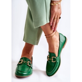 WS1 Grüne Coriso-Loafer für Damen 2