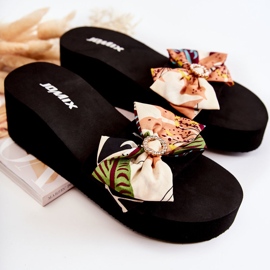 WJ1 Beige Silana-Schaumkeilhausschuhe für Damen mehrfarbig 2