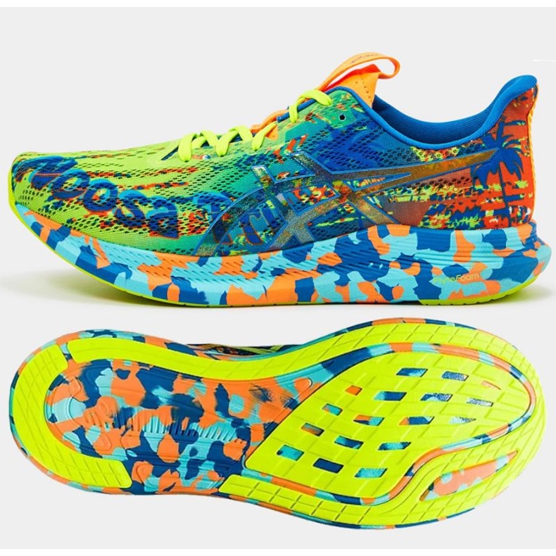 Asics Noosa Tri 14 M 1011B368-300 Laufschuhe rot blau mehrfarbig grün 1