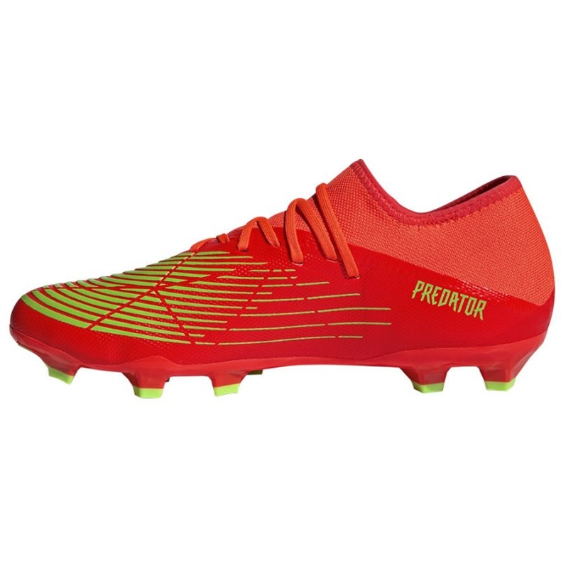 Adidas Predator Edge.3 L Fg M GW0994 Schuhe rot orangen und rottöne 1