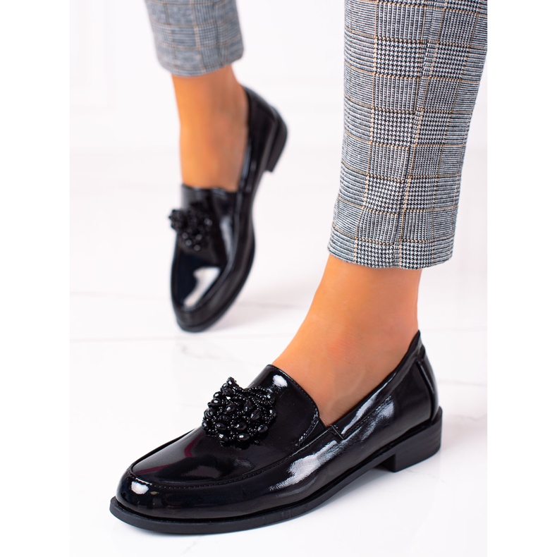 SHELOVET Loafer für Damen schwarz 1