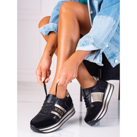 SHELOVET Turnschuhe für Damen schwarz 1