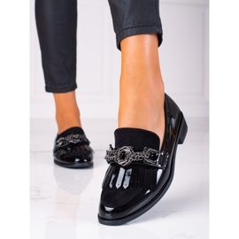 SHELOVET Stylische Loafer schwarz 1