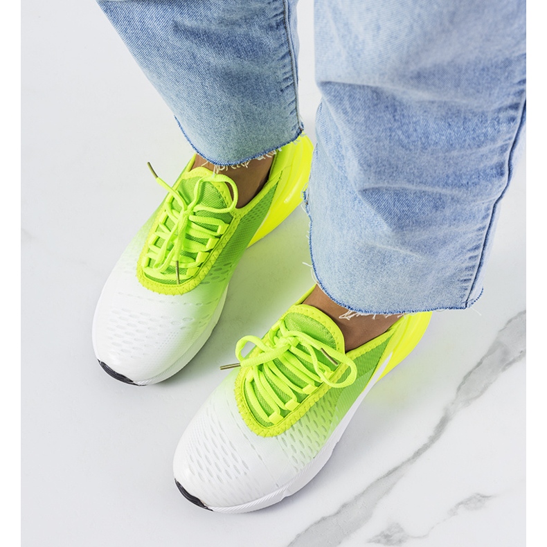 Sportliche Turnschuhe von Glaner in Grün weiß 1