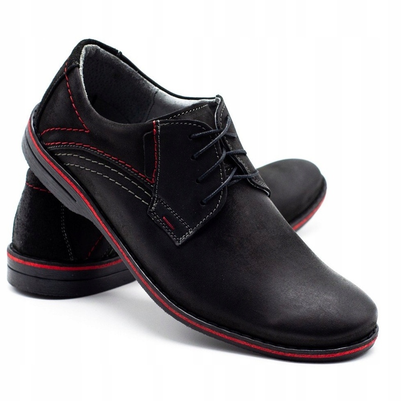 Olivier Leder Herrenschuhe 242 schwarz 1