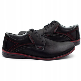 Olivier Leder Herrenschuhe 242 schwarz 2