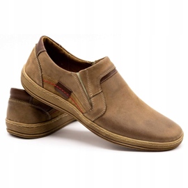 Olivier Herren Leder Loafer 520 braun 4