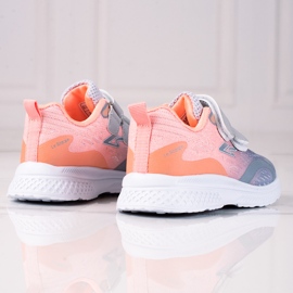 Shelovet Kindersportschuhe mit Klettverschluss orange grau 1