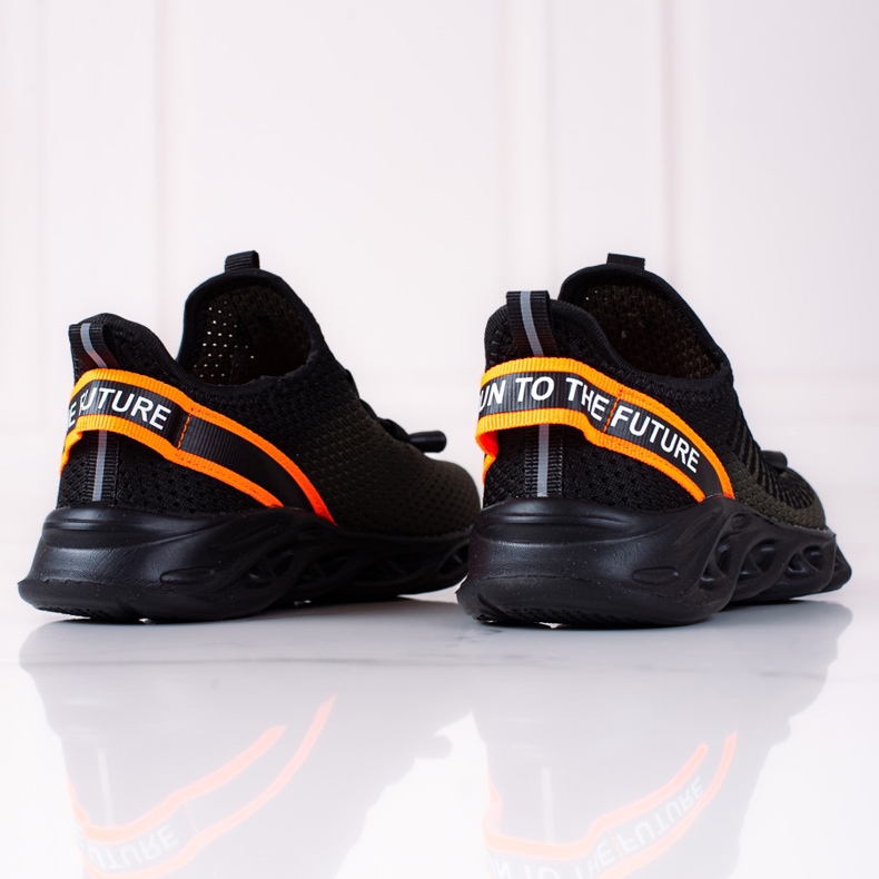 Vico Sportschuhe für Kinder, zweifarbiges Material schwarz 1