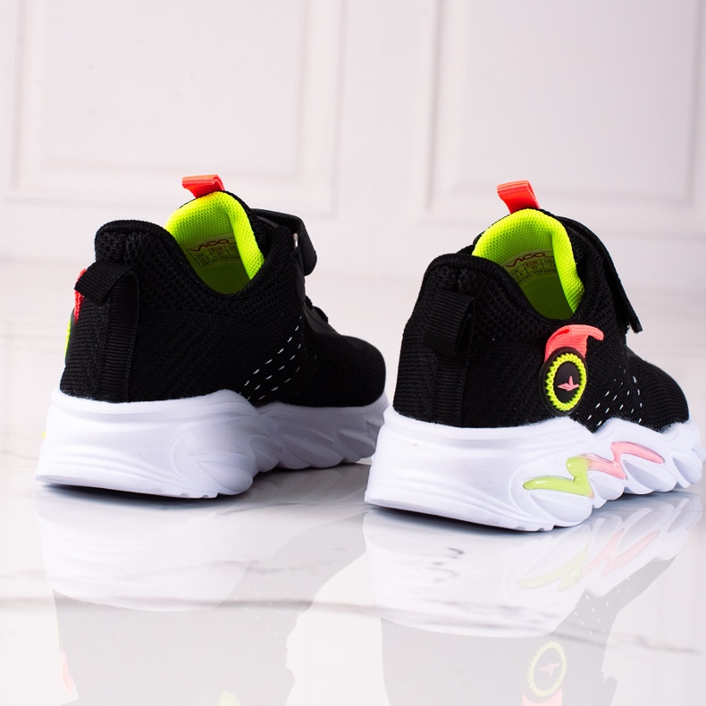 Sportliche Turnschuhe für Mädchen Vico grau schwarz 1