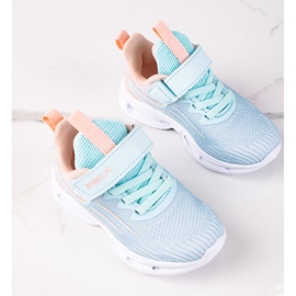 Mädchensneaker Vico, Material mint blau 1