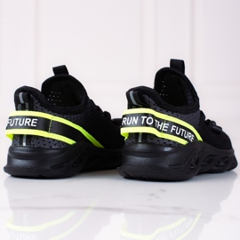 Vico Sportschuhe für Kinder, zweifarbiges Material schwarz grau 1