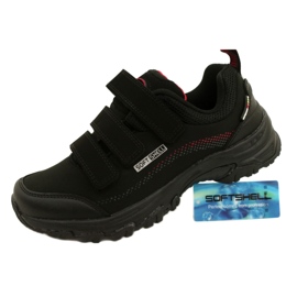 American Club Softshell-Sportschuhe mit Klettverschluss American WT52/22 Schwarz 6