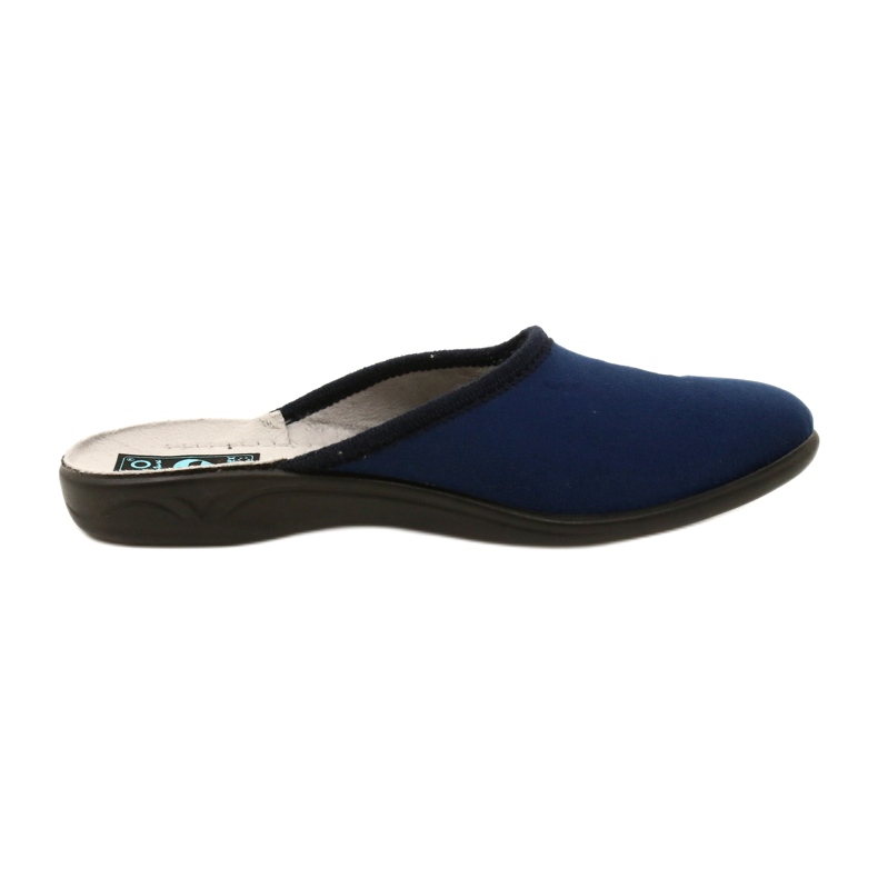 Adanex 27860 Marineblaue Velourshausschuhe 2