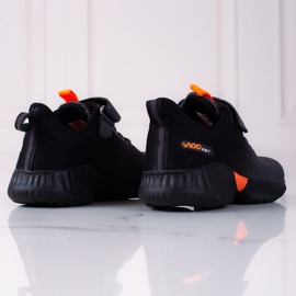 Dunkelgraue durchbrochene Turnschuhe von Vico für Kinder 2