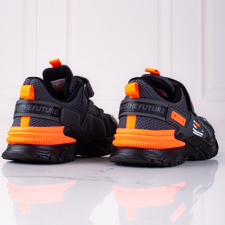 Vico Sportschuhe für Jungen von Shelovet mit dicker Sohle mehrfarbig orange grau 1